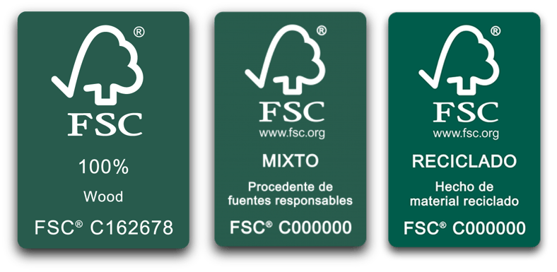Cayro tipos etiqueta FSC